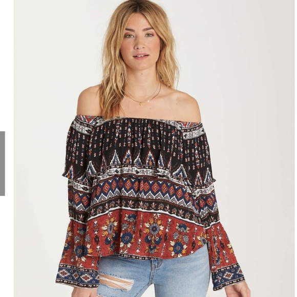 Billabong Tops - Billabong Mi Novia OTS top, VGUC, Size S